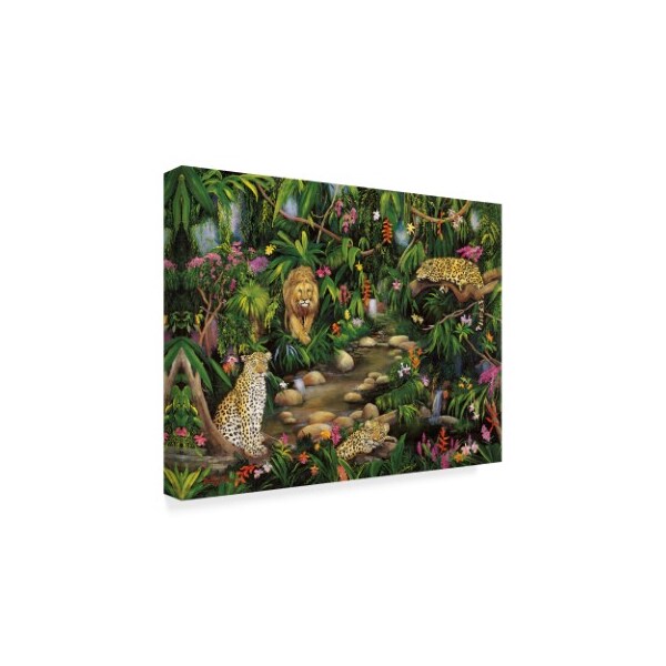 Betty Lou 'Exotic Jungle' Canvas Art,18x24